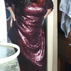 Plus size 18 (u.s) sequin Lane Bryant Dresses